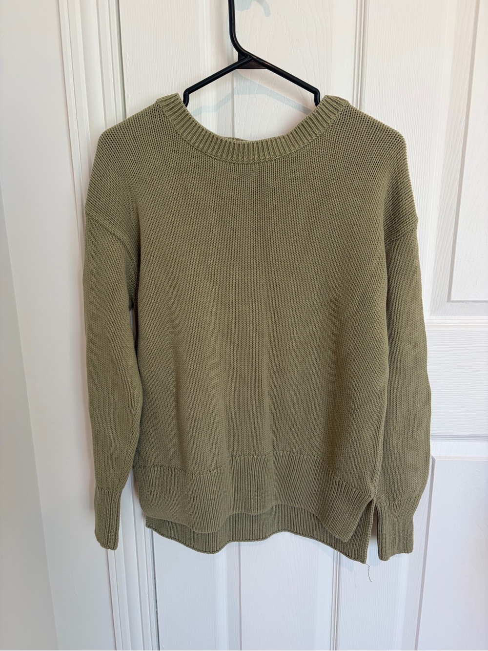 Philosophy Olive Green Crewneck Knit Sweater